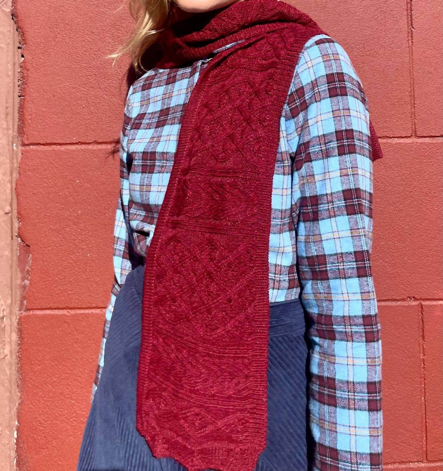 Rose Velvet - Patrice Baby Alpaca Dickie Sweater - Rack Hunt -