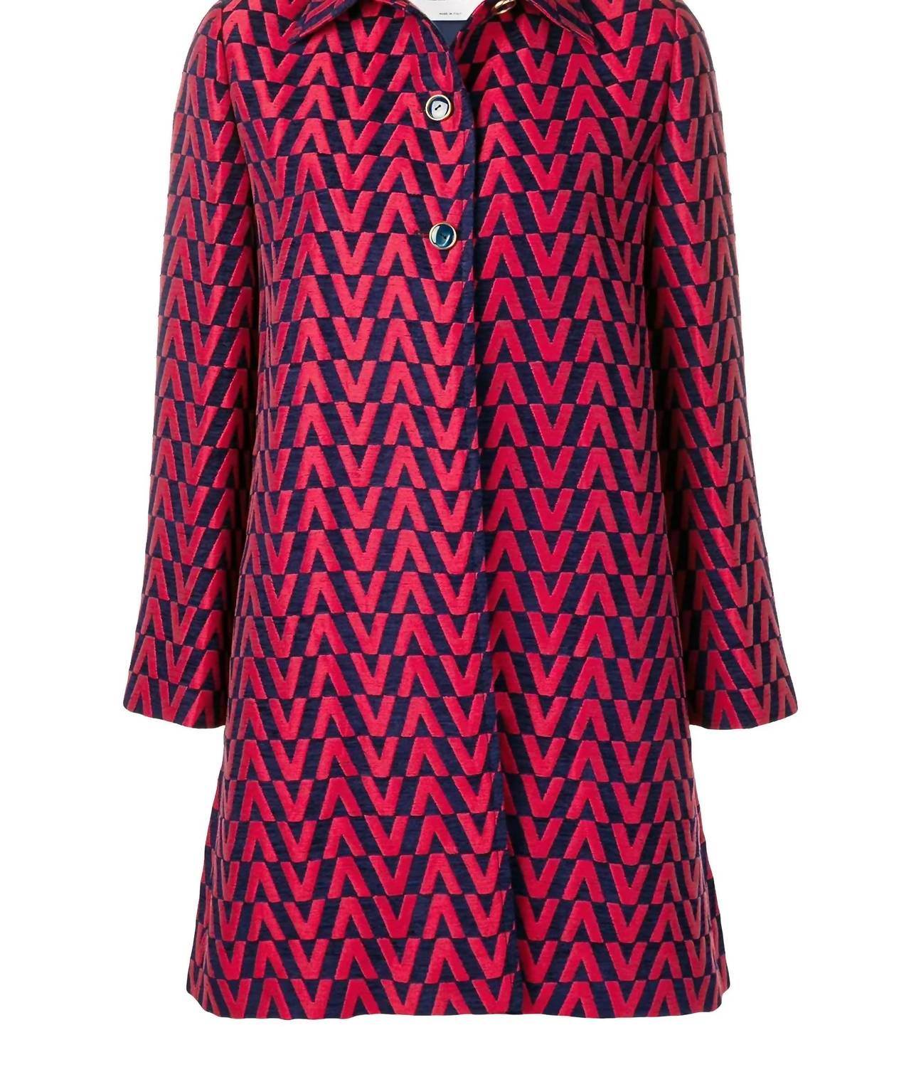 Valentino - Single Breasted Brocade Coat - Rack Hunt