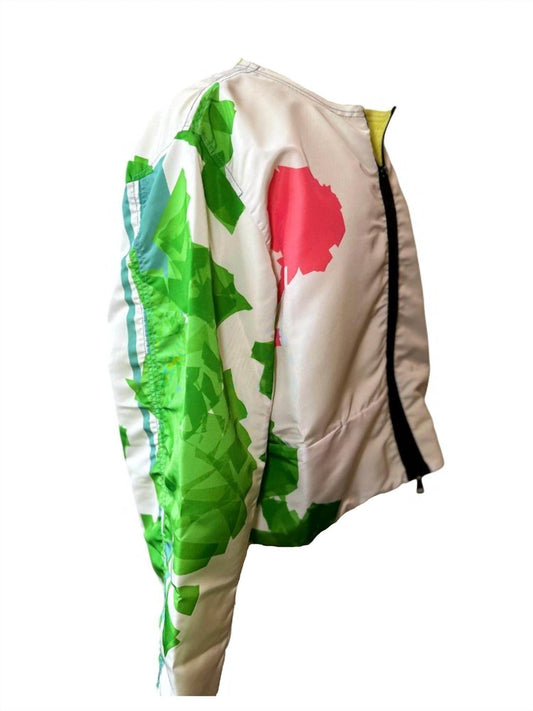 Rohka - Women's Cropped Bomber Jacket - Rack Hunt -