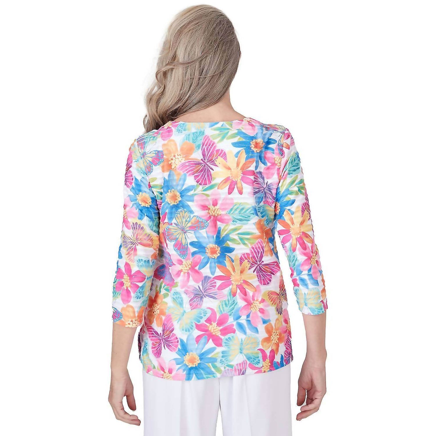 Alfred Dunner - Paradise Island Floral Top - Rack Hunt -