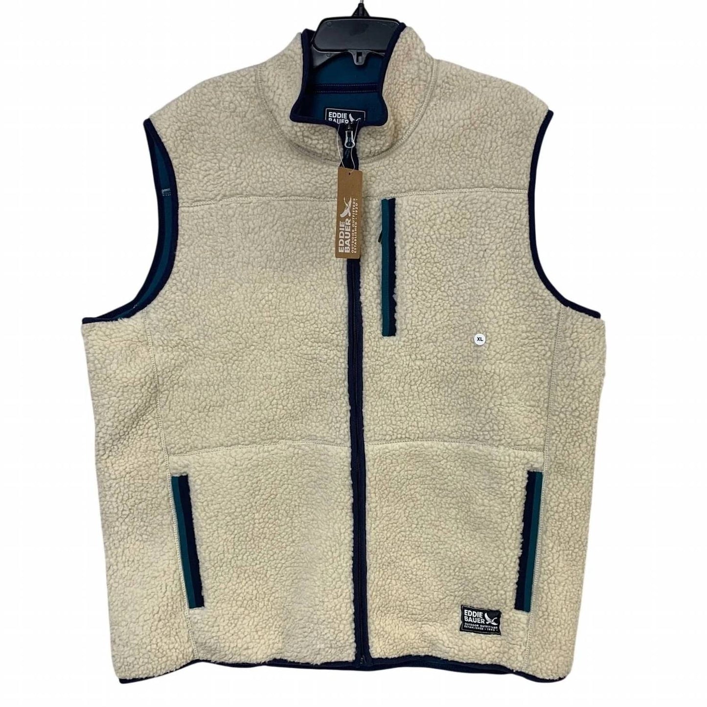 Men's Full Zip Polyester Sherpa Chilali Vest
