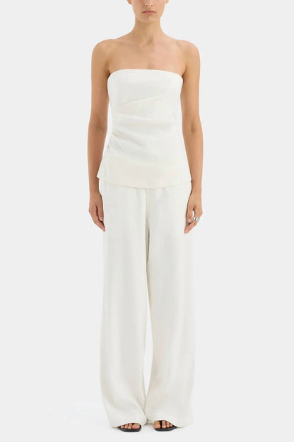Dorian Pleated Bodice Blouse