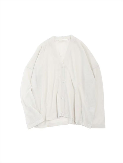Cotton V-neck Cardigan