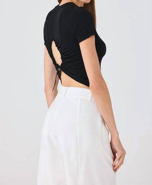 Imani Ruched Back Tee