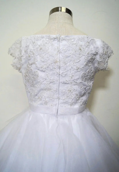 Joan Calabrese - Beaded White Lace Bodice - Rack Hunt
