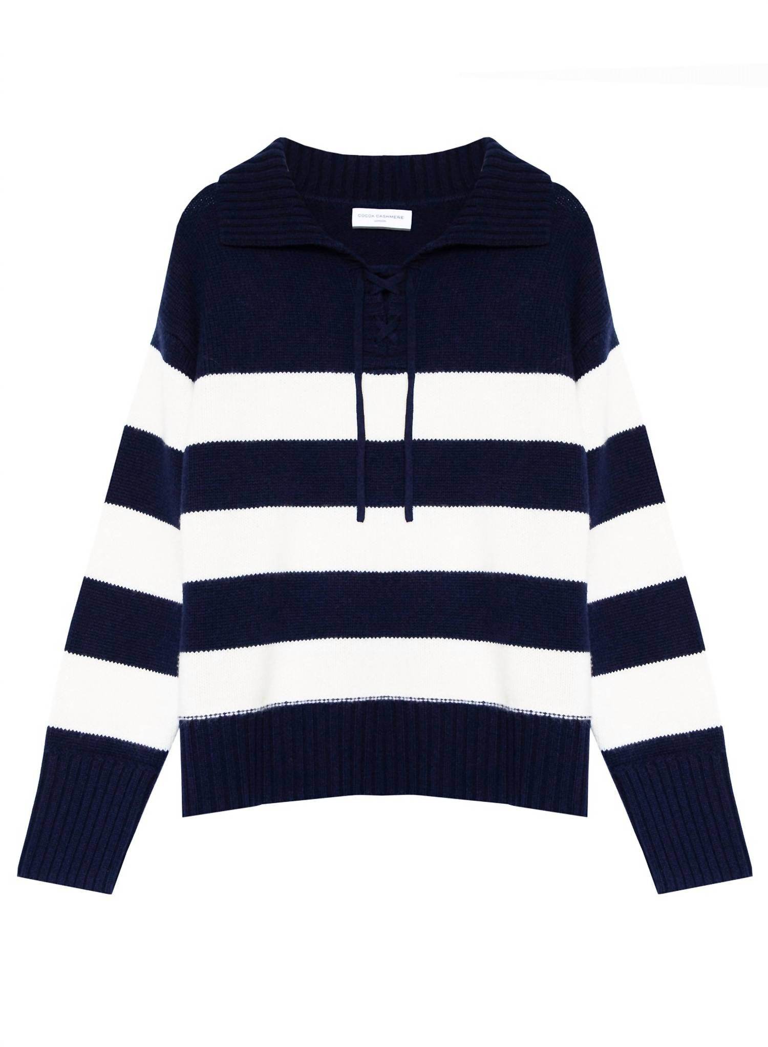 Cocoa Cashmere - Lydia Stripe Sweater - Rack Hunt -