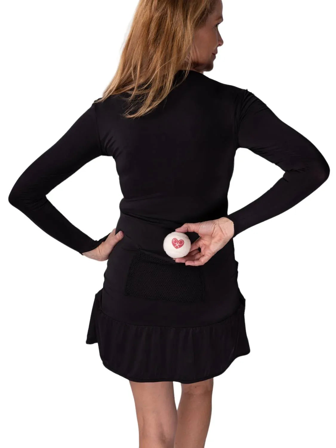 Love Love Tennis - Generous Long Sleeve Monroe Tennis Dress - alternate view - Rack Hunt