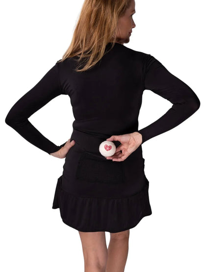 Love Love Tennis - Generous Long Sleeve Monroe Tennis Dress - alternate view - Rack Hunt