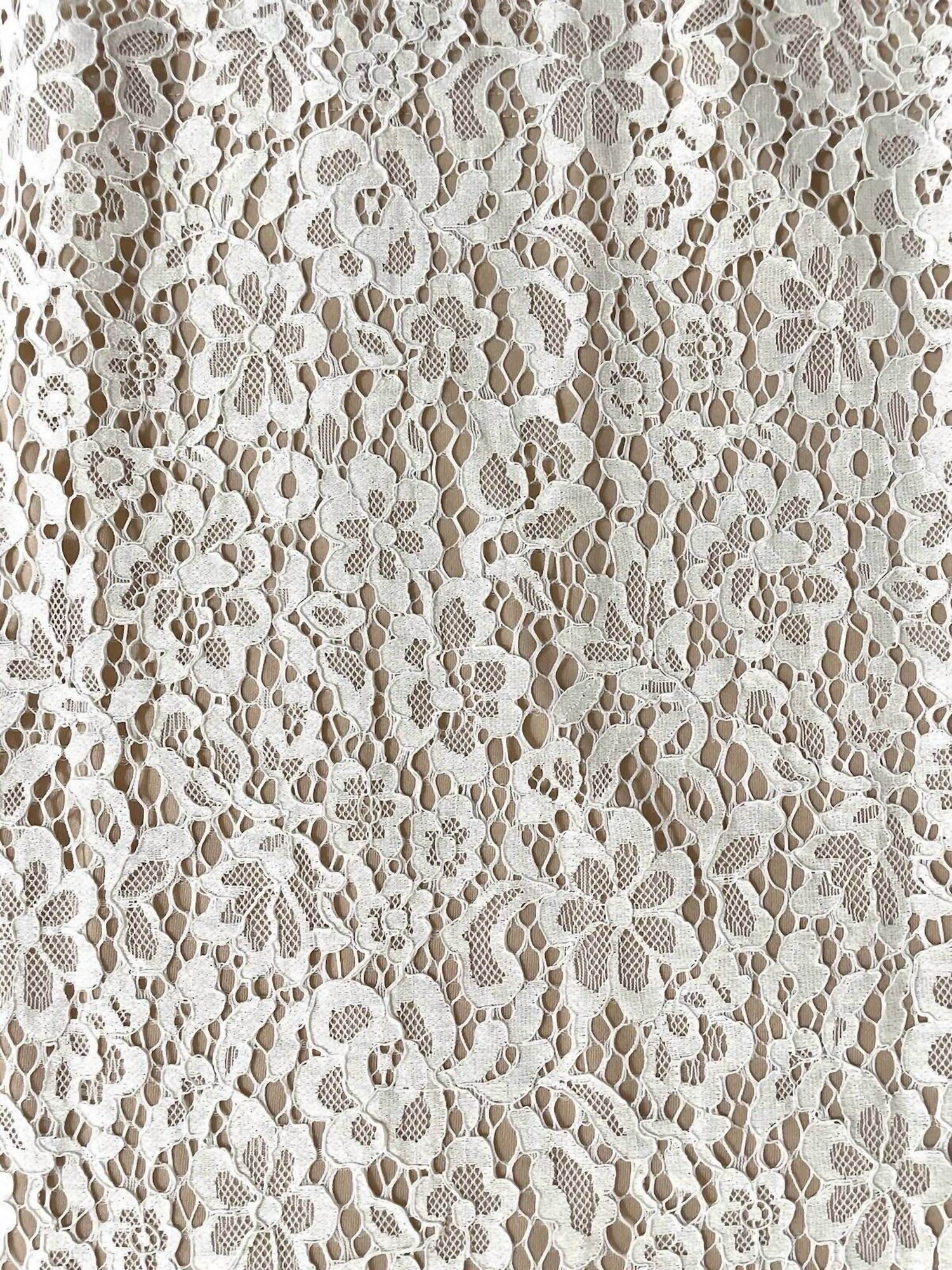 Rose + Olive - Women's Lace Cap Sleeve Overlay Blouse - Rack Hunt -