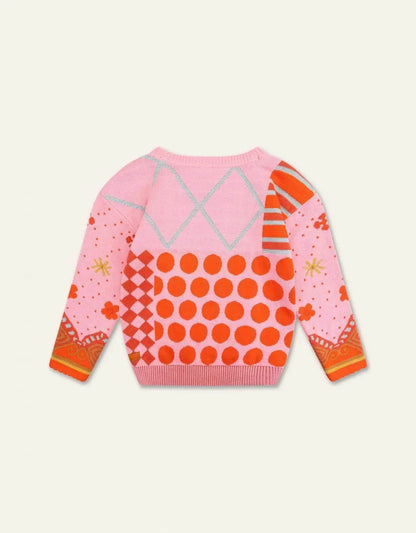 Oilily - Kid's Dots Jacquard Kit Sweater - Rack Hunt