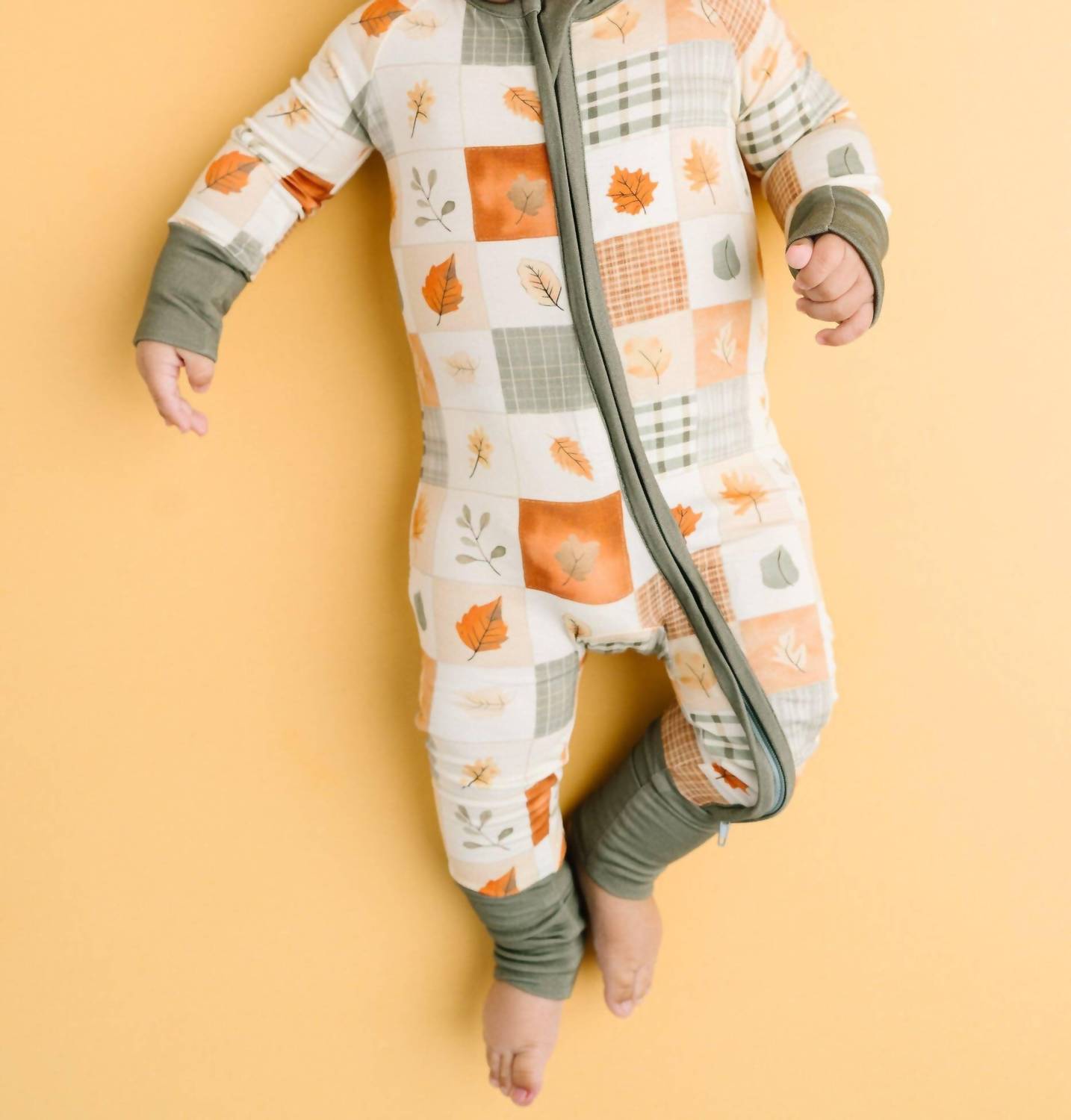 Kid's Autumn Patchwork Bamboo Sleeper