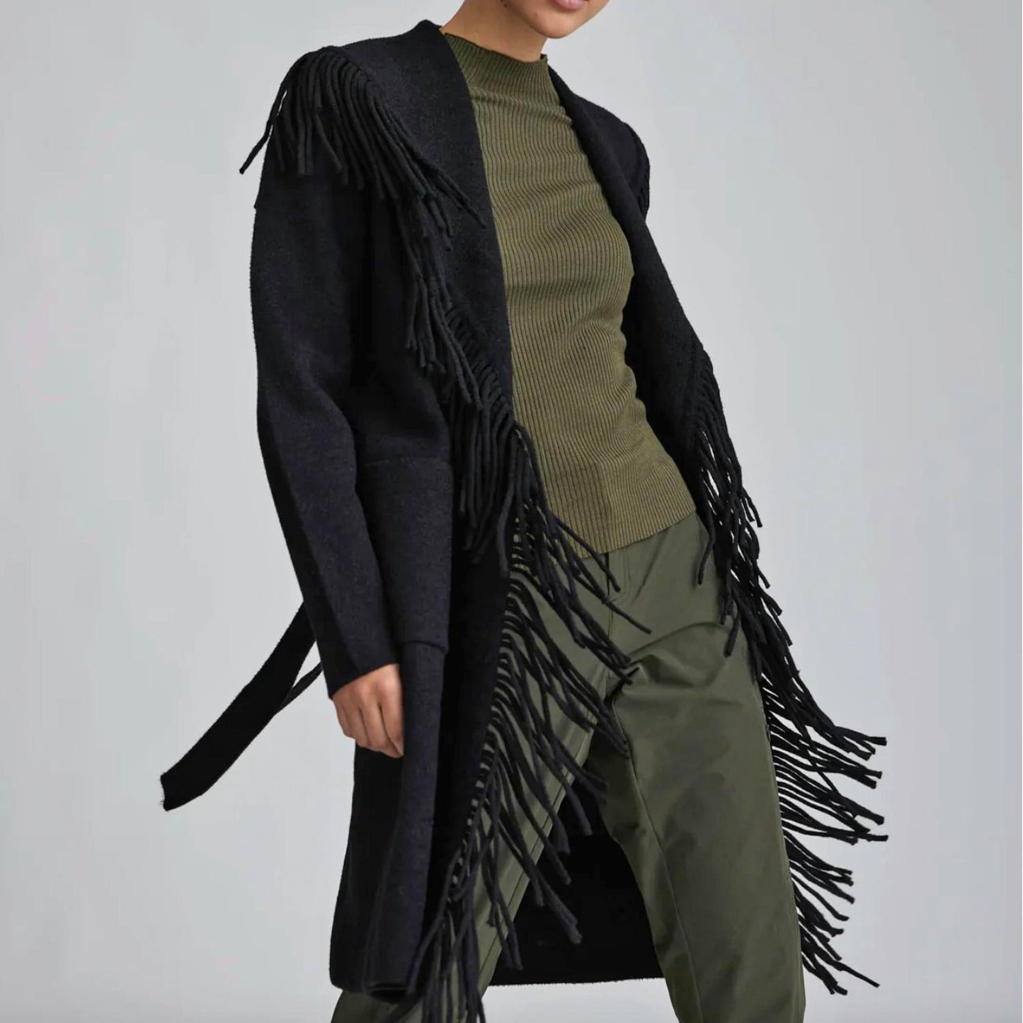 Eyelash Fringe Coatigan