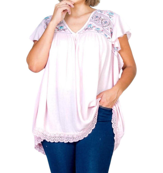 Madeline & Monroe - Embroidered Top - Plus - Rack Hunt -