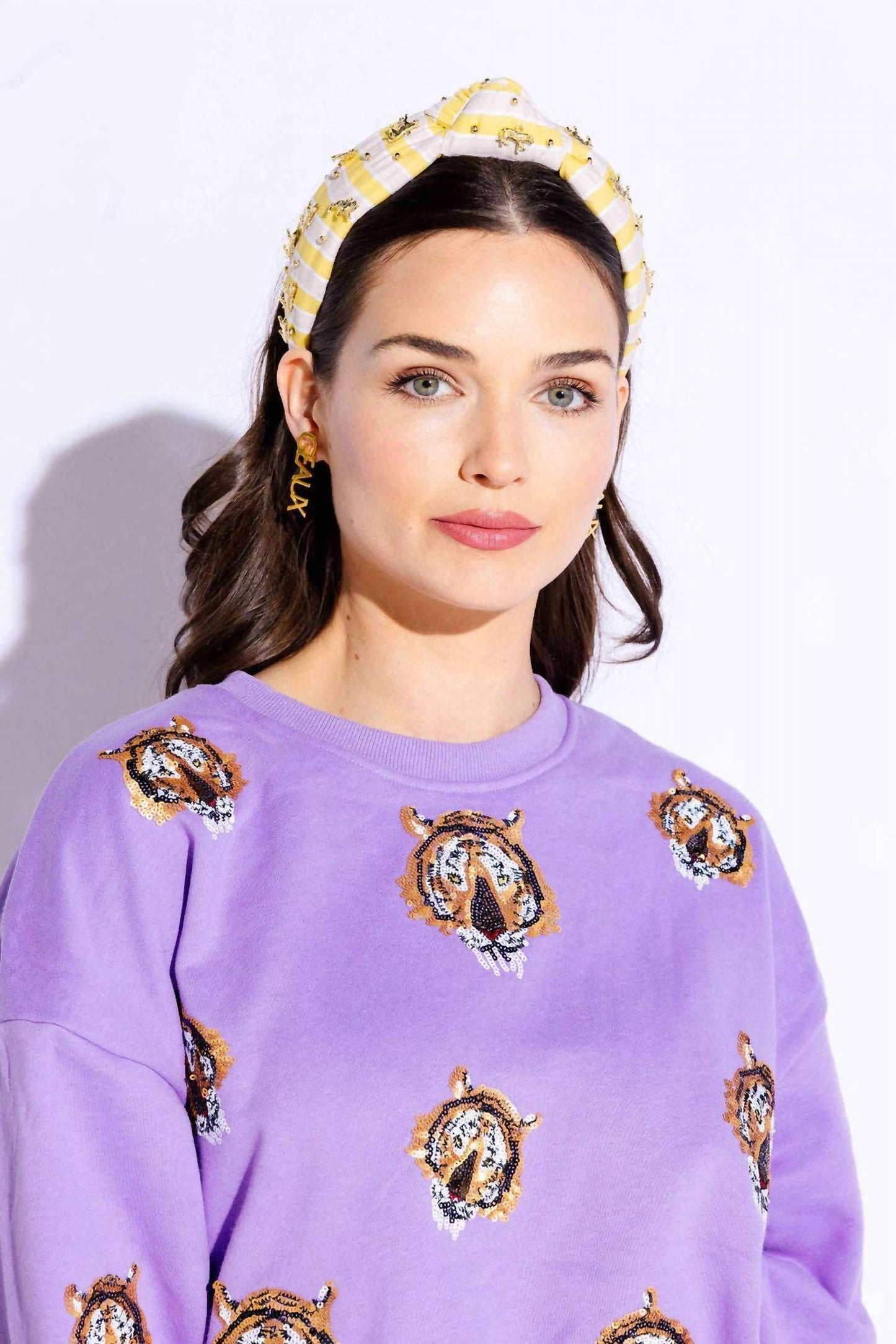 Hello Edie - Striped Tiger Knot Headband - Rack Hunt