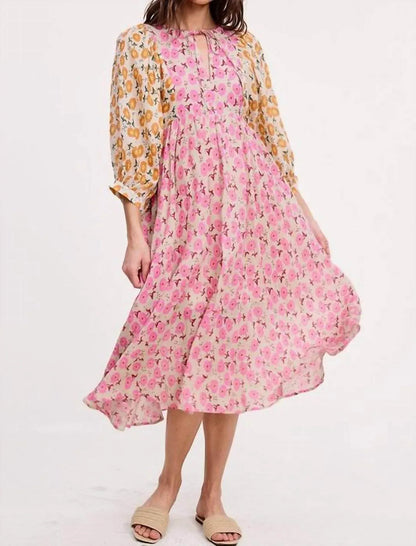 Ultramarine - Payton Blossom Midi Dress - Rack Hunt