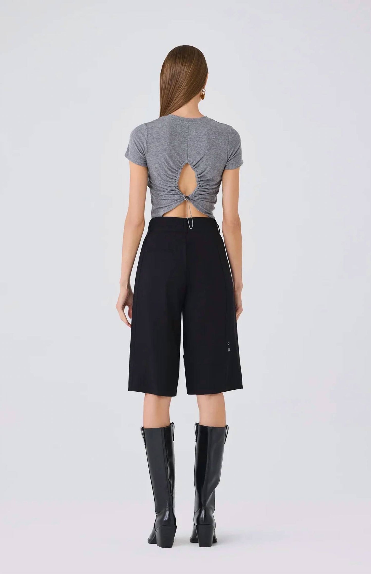 Imani Ruched Back Tee