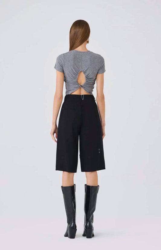 Imani Ruched Back Tee