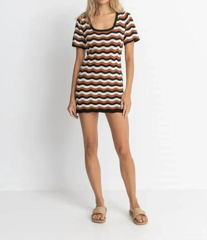 Rhythm. - Venice Knit Mini Dress - Rack Hunt