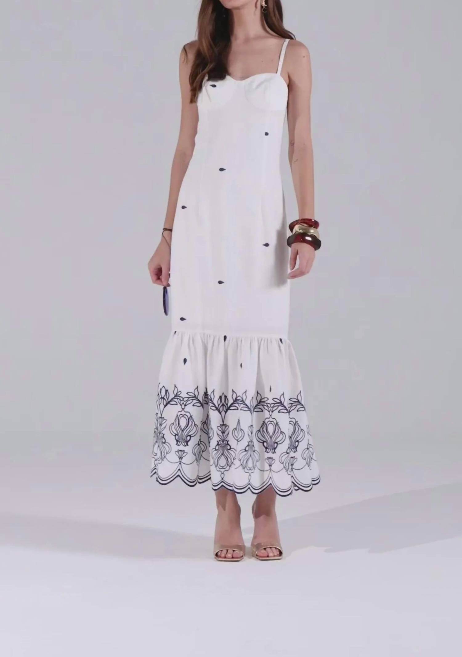 Strass - Mermaid Embroidered Dress - Rack Hunt -