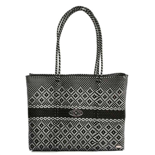 Women's Travel Handmade Aztec Stripe Tote Bag With Clutch