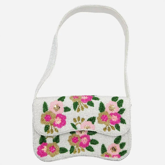 Women's Bloom Beaded Shoulder Bag