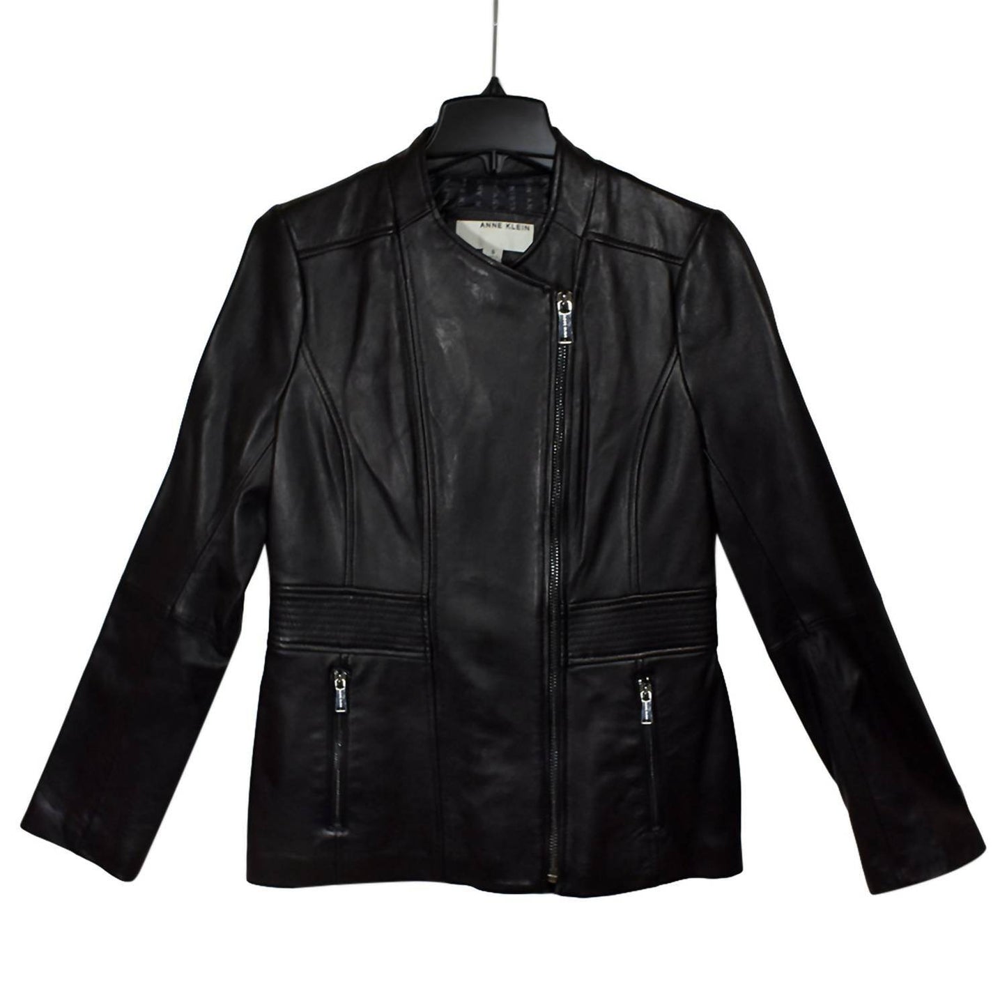 ANNE KLEIN - Women's Leather Scuba Jacket - Rack Hunt -