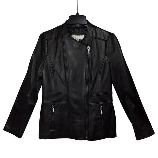 ANNE KLEIN - Women's Leather Scuba Jacket - Rack Hunt -