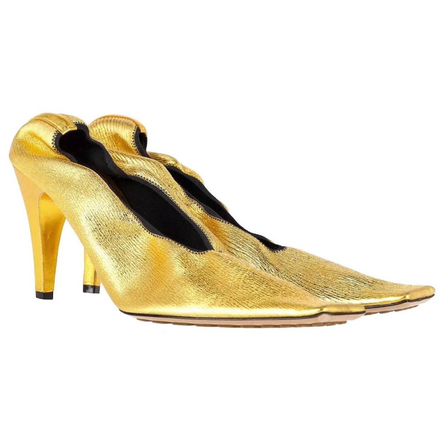 Women's Sharpei Metallic Square-toe Pumps