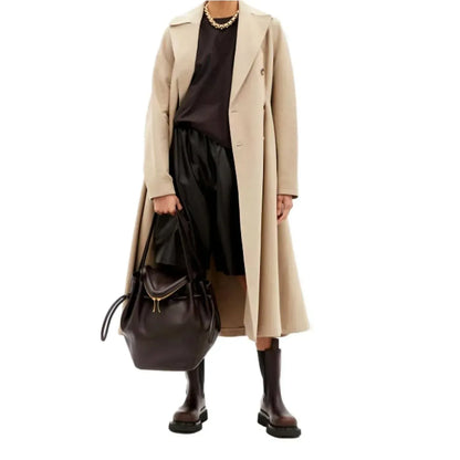 Bottega Veneta - Women's Beak Large Calfskin Shoulder Bag - Rack Hunt