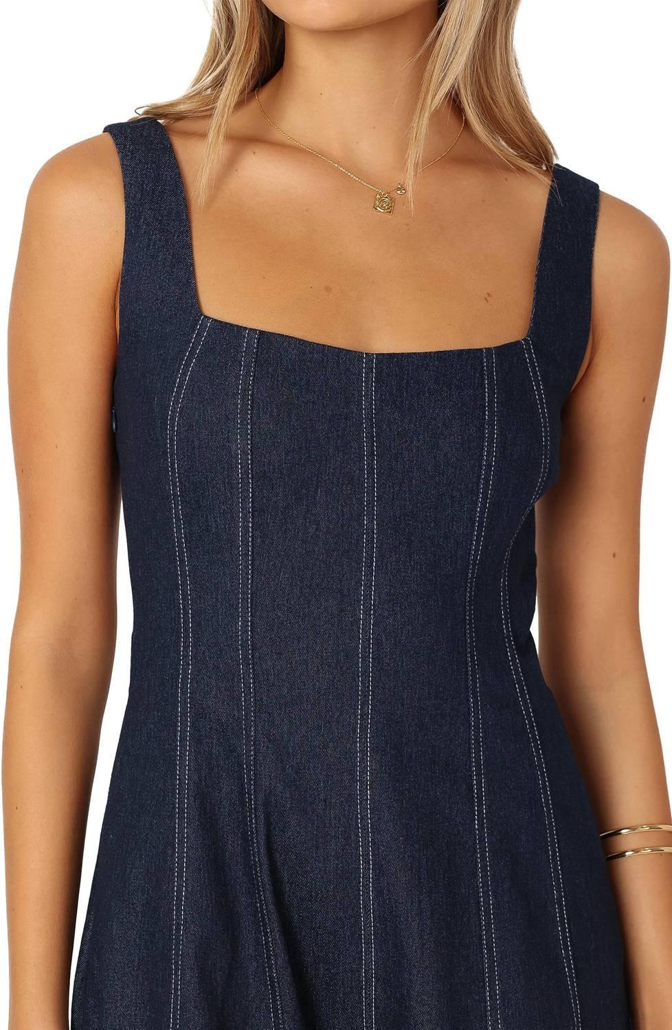Petal & Pup - Callum Sleeveless Denim Maxi Dress - Rack Hunt