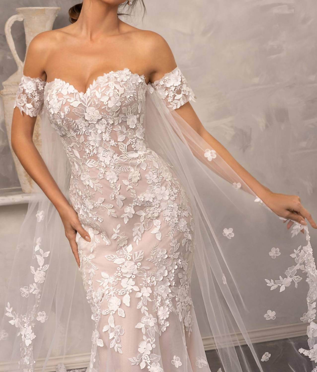 Ivoire by Kitty Chen - Hettie Lane Detachable Sleeves Dress - Rack Hunt