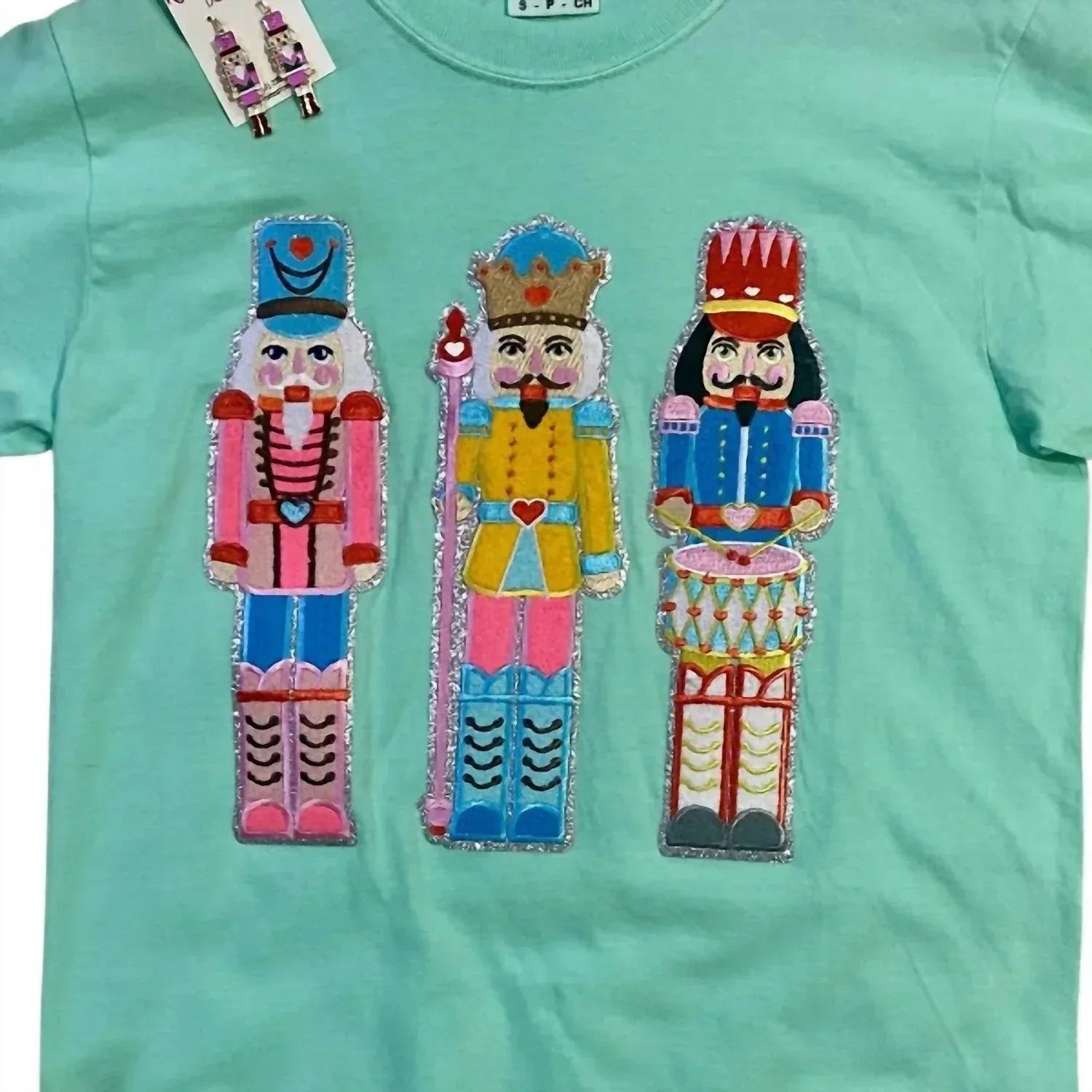 Trendy Tee Co. - Women's Nutcracker Chenille Patch Tee - Rack Hunt