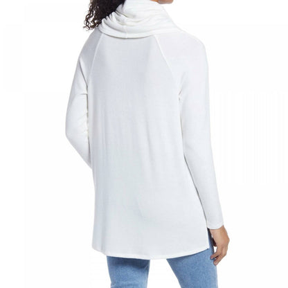 Convertible Neckline Cozy Fleece Tunic