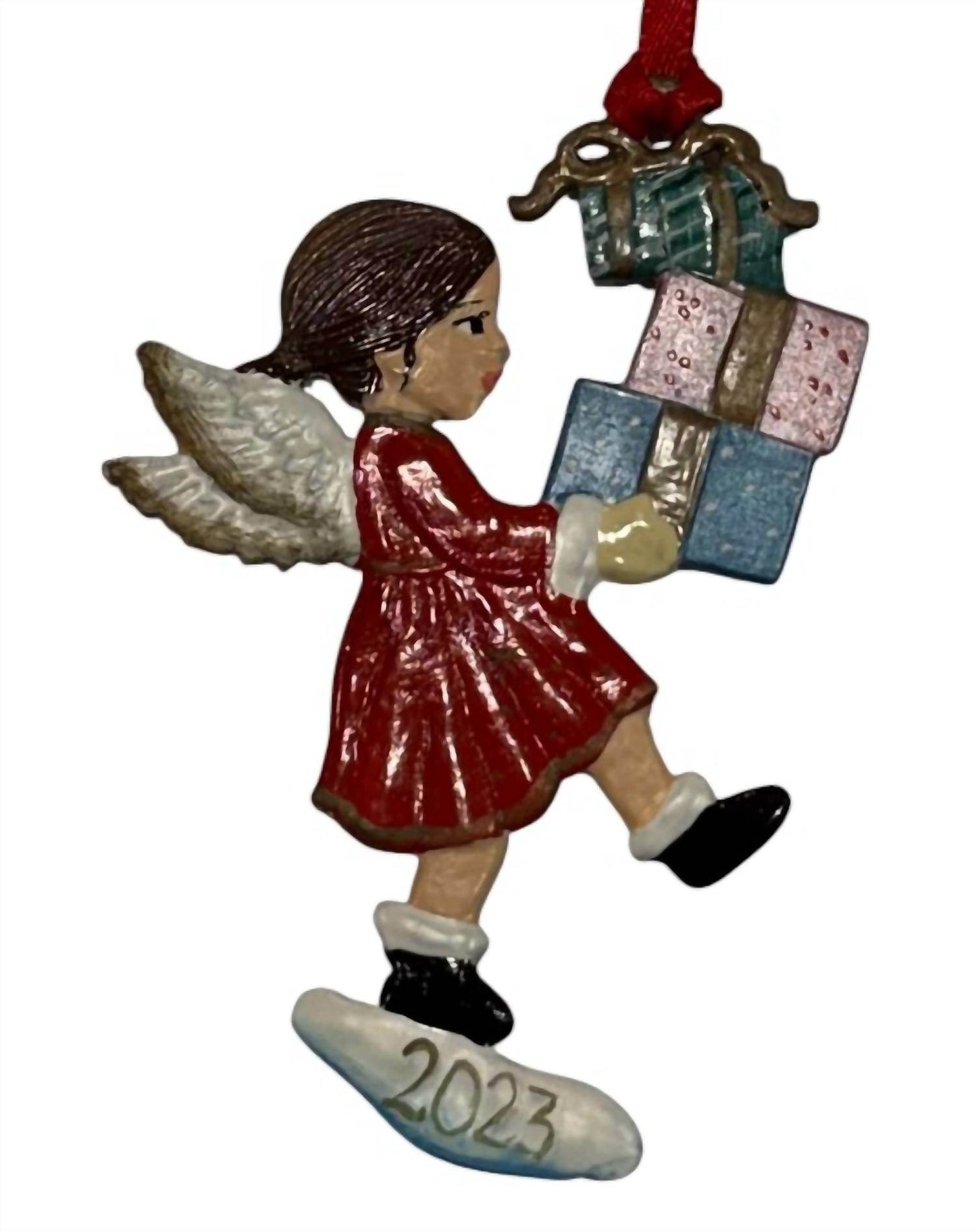 Wilhelm Schweizer - Christmas Delivery Angel Ornament - Rack Hunt -