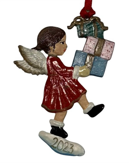 Wilhelm Schweizer - Christmas Delivery Angel Ornament - Rack Hunt