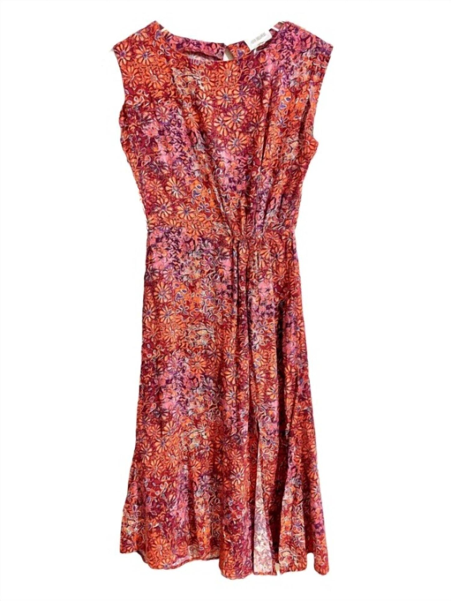 4our Dreamers - Women's Floral Rayon High Slit Sun Dress - Rack Hunt -