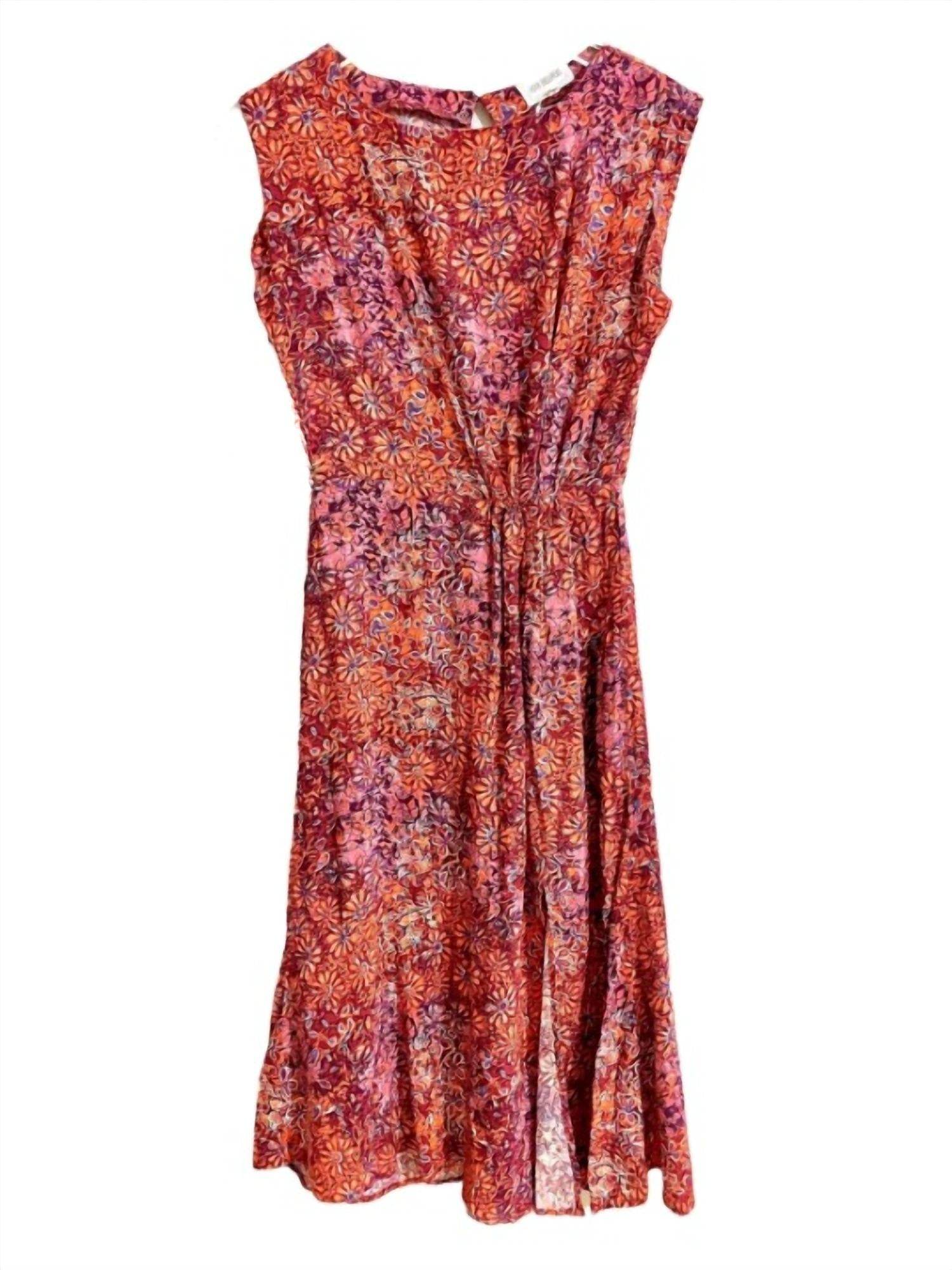4our Dreamers - Women's Floral Rayon High Slit Sun Dress - Rack Hunt -