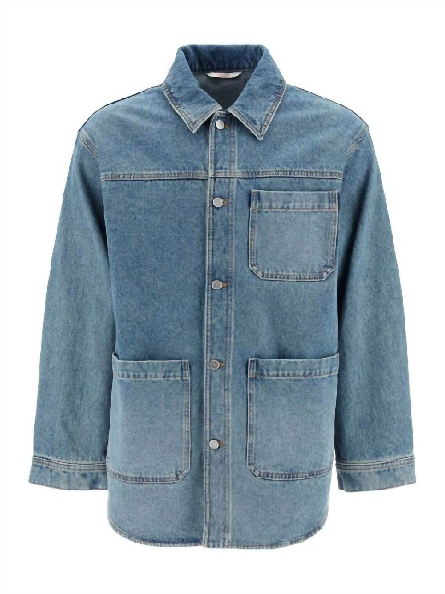 Valentino - Maxi V-logo Denim Shirt - Rack Hunt