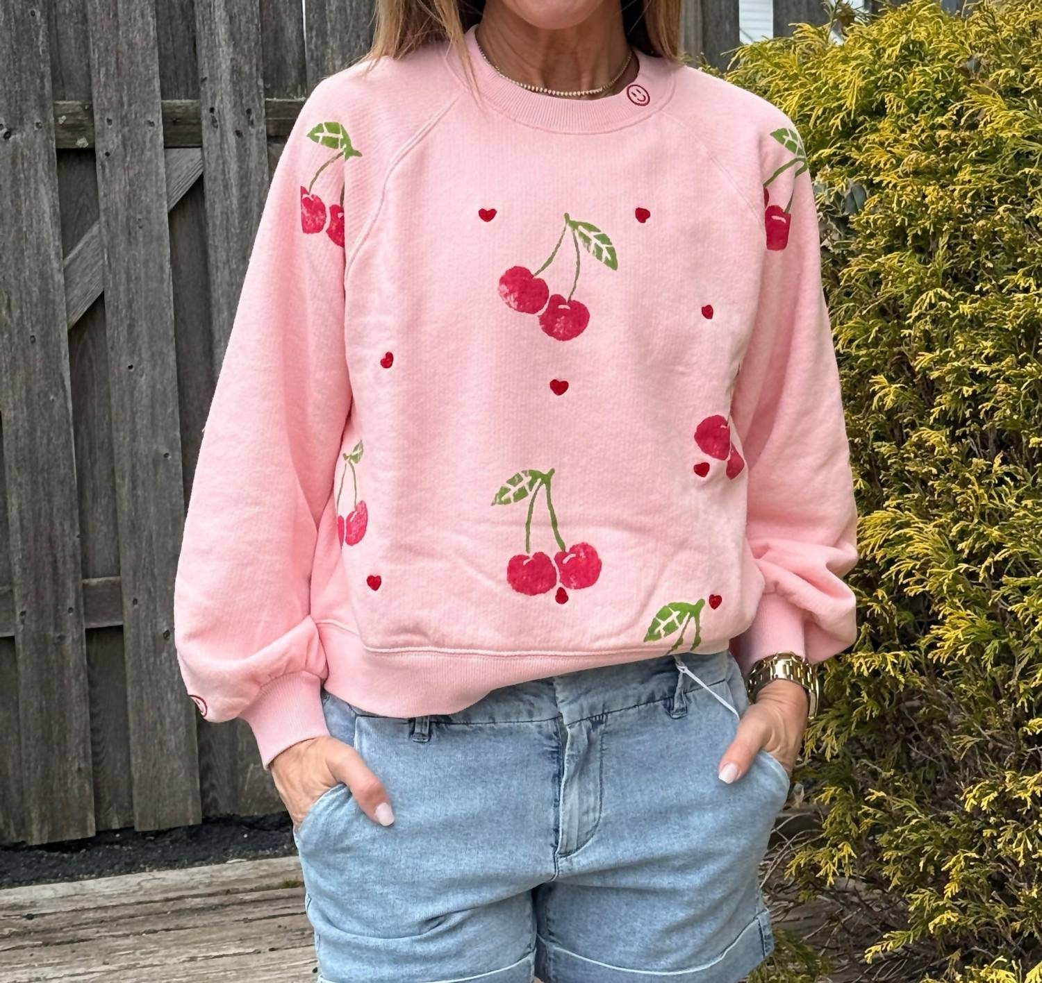 Just Madison - Madz Cherries Sweatshirt - Rack Hunt -