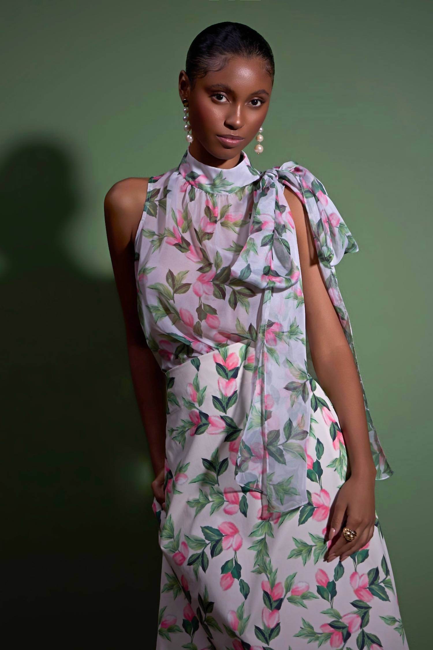 Strass - Flower Silk Lace Top - Rack Hunt -