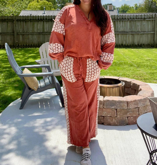 Kelsey Lace Pullover Set
