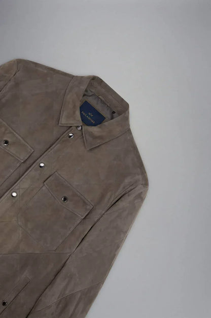 Paul & Shark - Aqualeather Quilted Suede Shacket - Rack Hunt