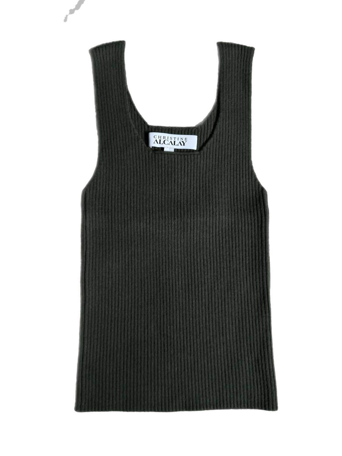 Rose Velvet - Kate Pima Cotton Rib Tank Top - Rack Hunt