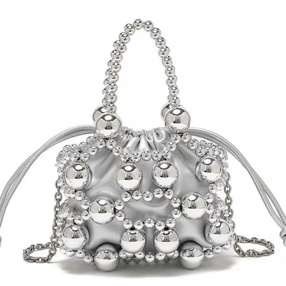 Women's Chloe Beaded Top Handle Bag