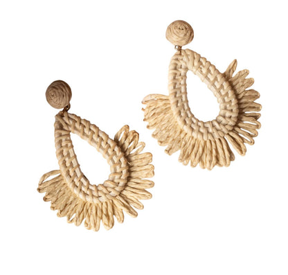 Women's Wicker Earrings