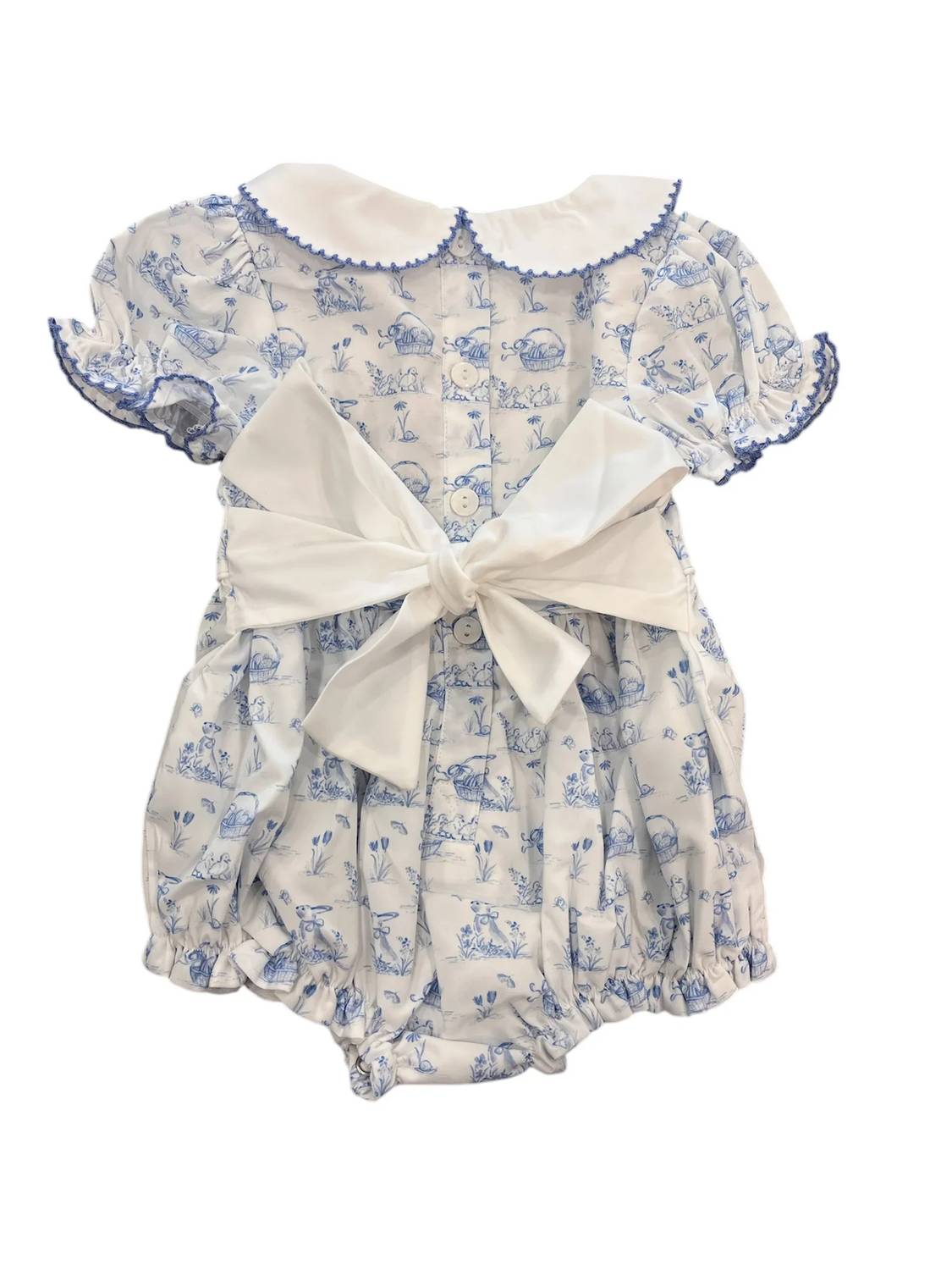 Girl's Bunny Toile Bubble