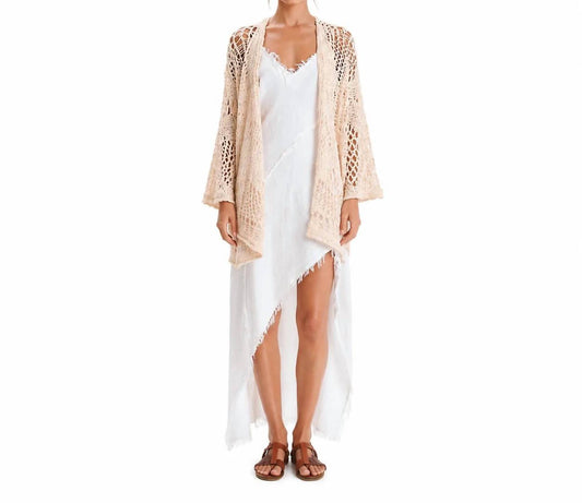 Nature Texture Long-sleeve Cardigan