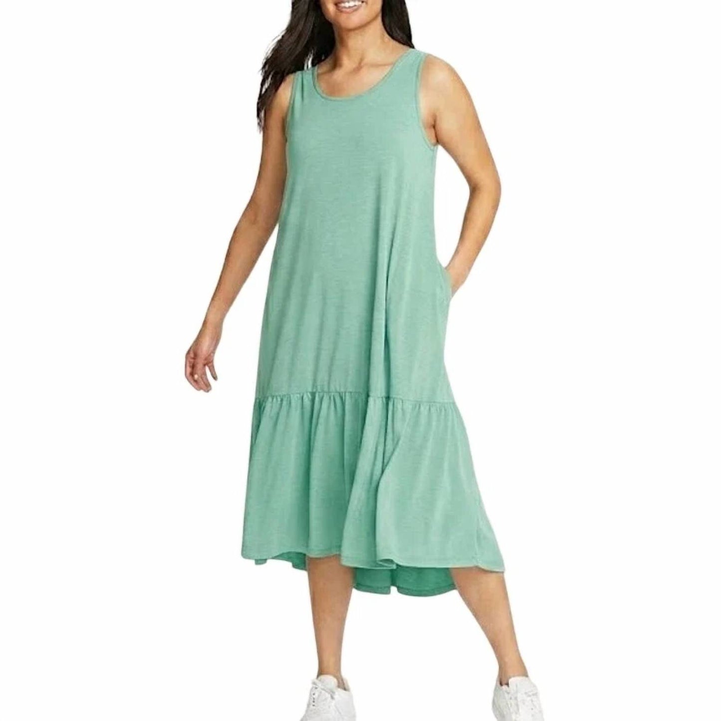 Departure Sleeveless Midi Dress - Plus