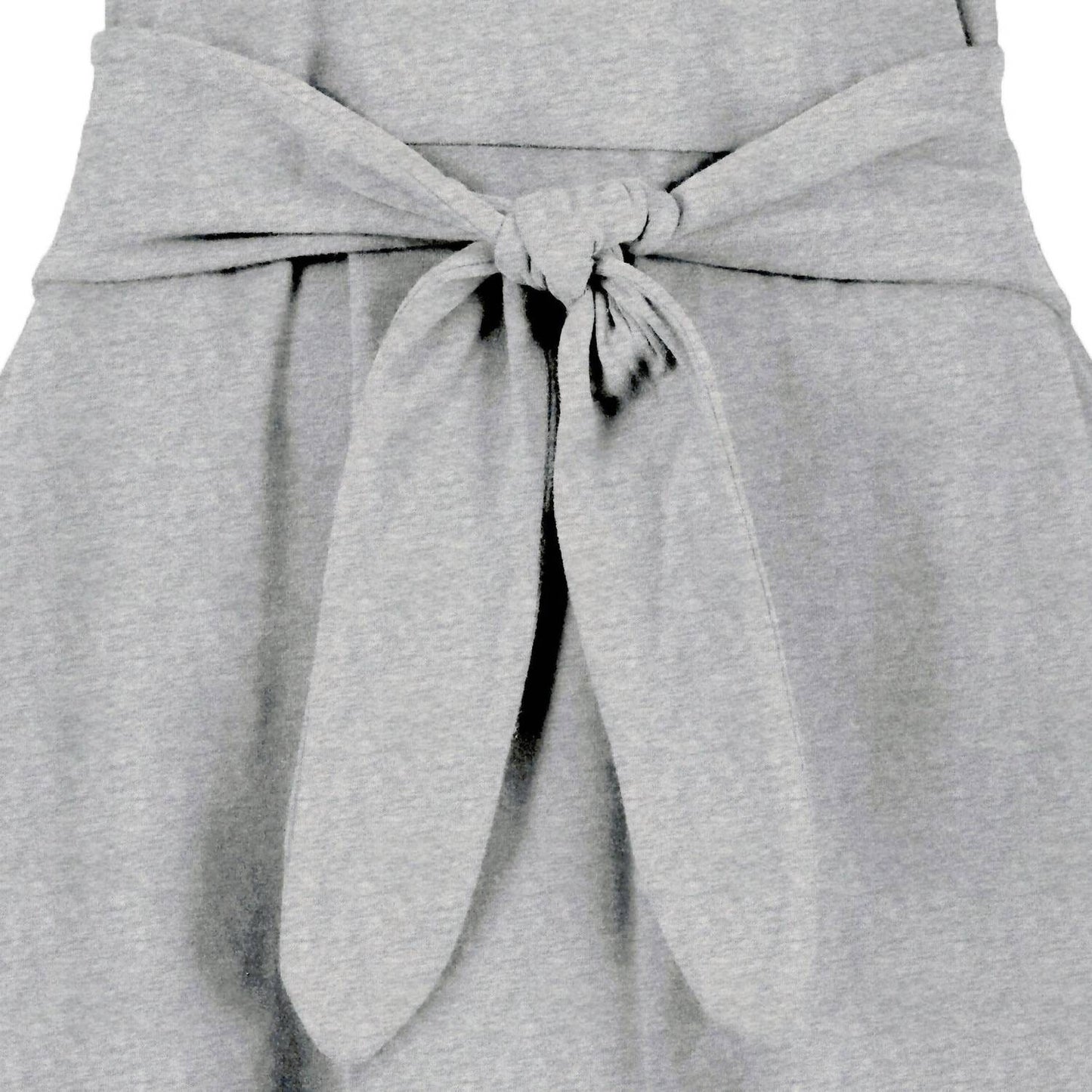 Organic Tie Waist A Line Midi Dress