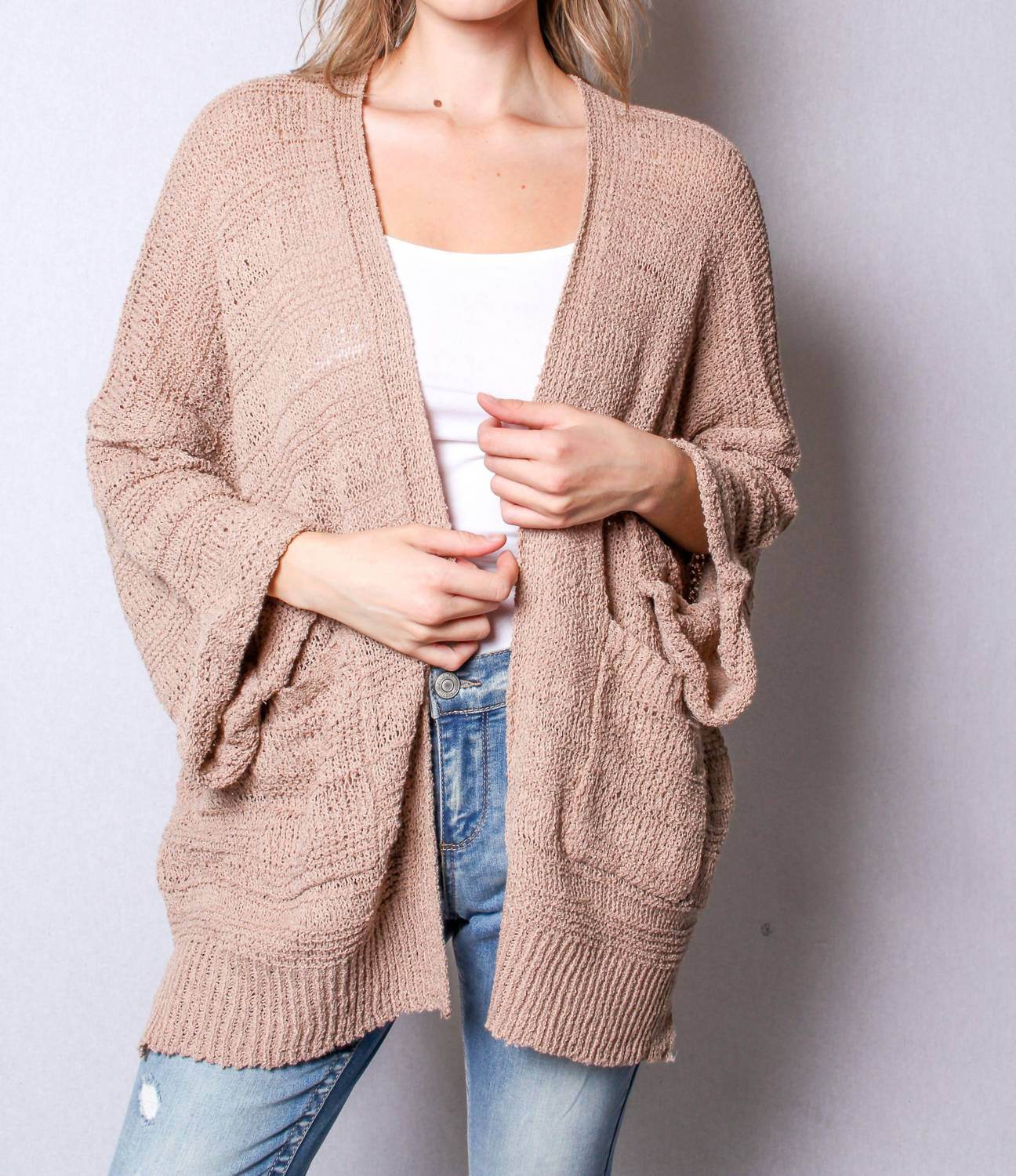 Good Stuff Apparel - Open Front Cardigan - Rack Hunt -